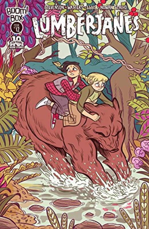 Book cover for "Lumberjanes #12" by Noelle Stevenson