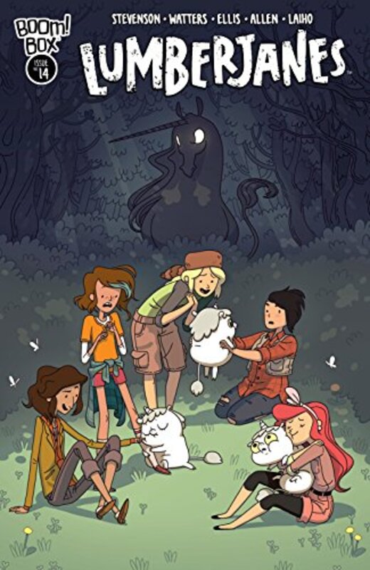 Book cover for "Lumberjanes #14" by Noelle Stevenson