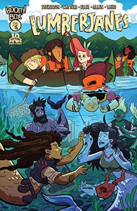 Book cover for "Lumberjanes #16" by Noelle Stevenson