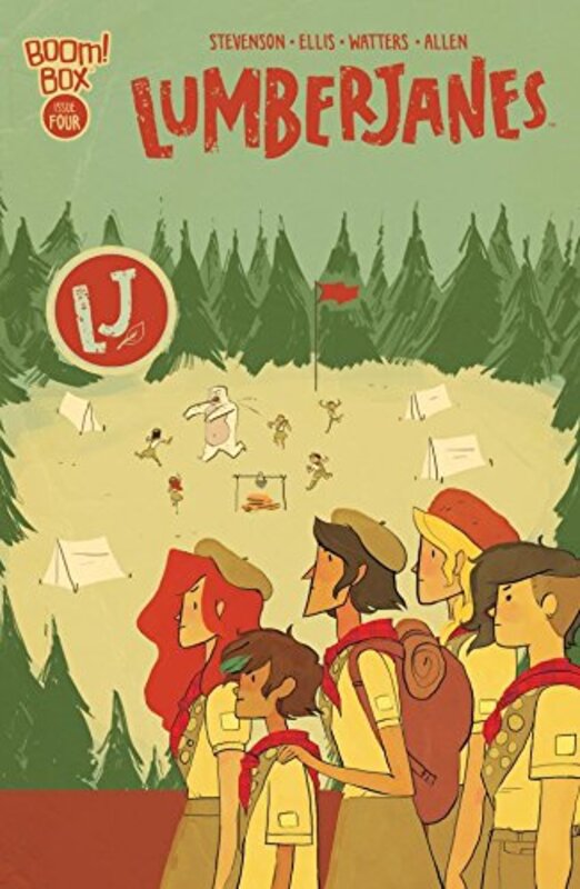 Book cover for "Lumberjanes #4" by Noelle Stevenson
