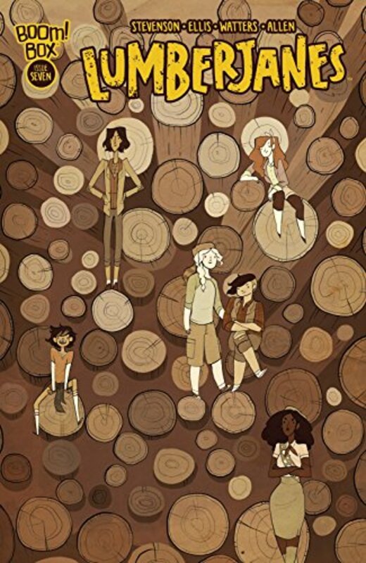 Book cover for "Lumberjanes #7" by Noelle Stevenson