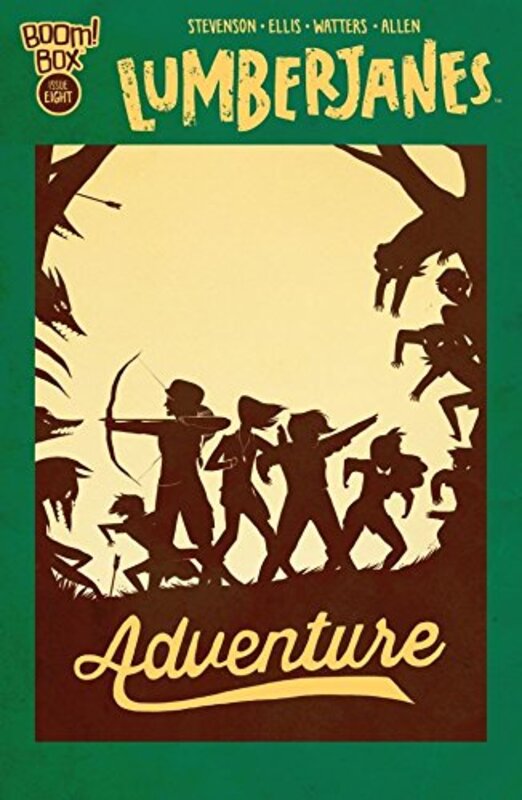 Book cover for "Lumberjanes #8" by Noelle Stevenson