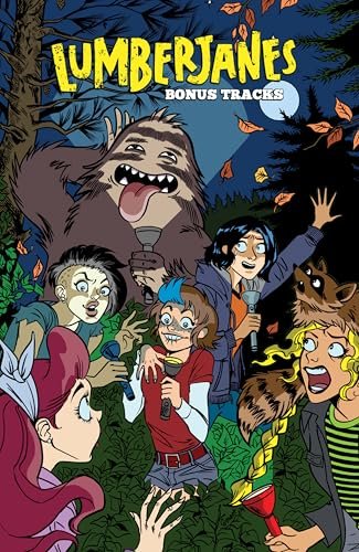 Book cover for "Lumberjanes: Bonus Tracks" by Noelle Stevenson