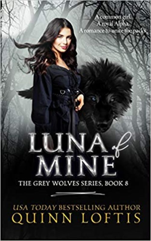 Book cover for "Luna of Mine" by Quinn Loftis