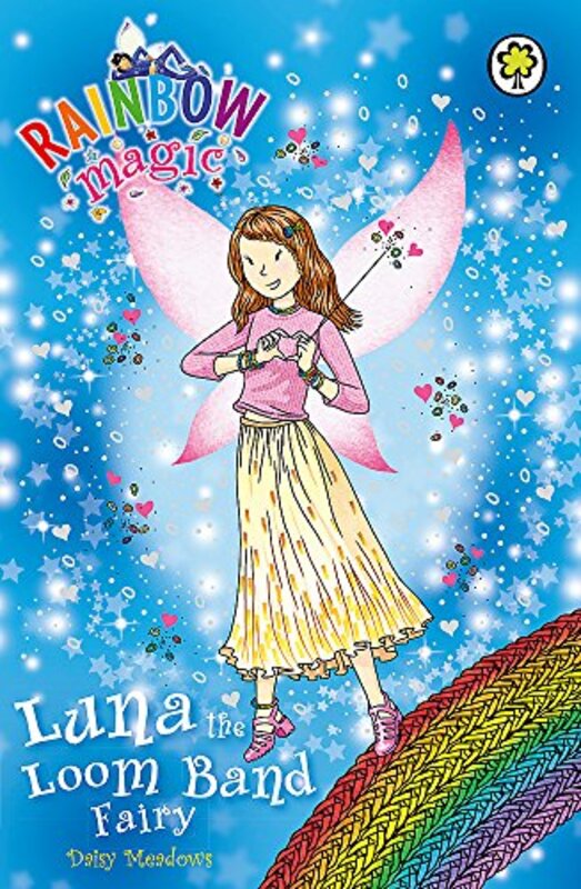 Book cover for "Luna the Loom Band Fairy" by Daisy Meadows