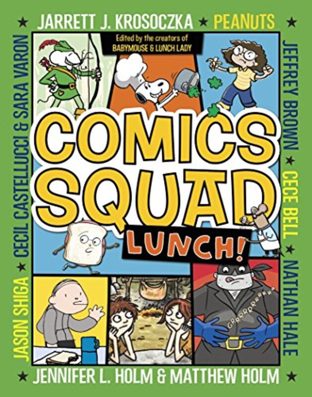 Book cover for "Lunch!" by Jennifer L Holm