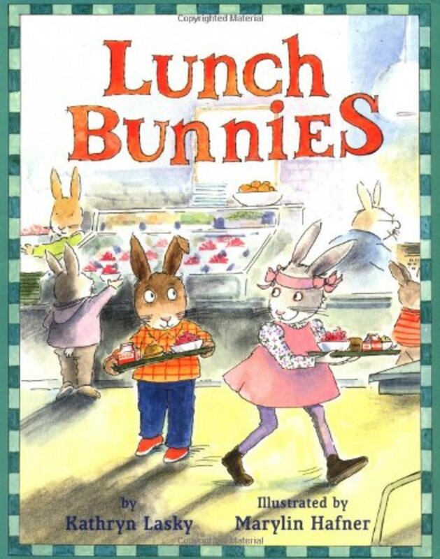 Book cover for "Lunch Bunnies" by Kathryn Lasky