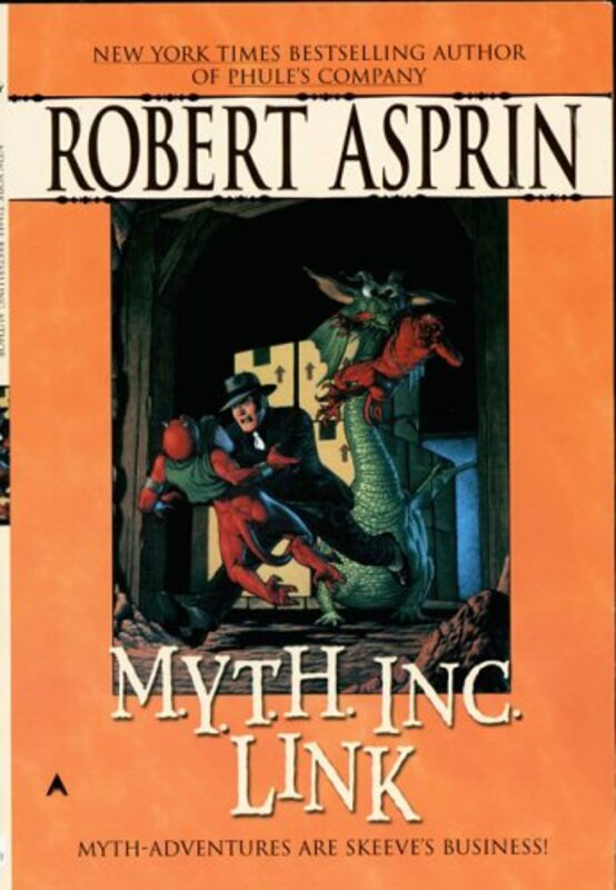 Book cover for "M.Y.T.H. Inc. Link" by Robert Asprin