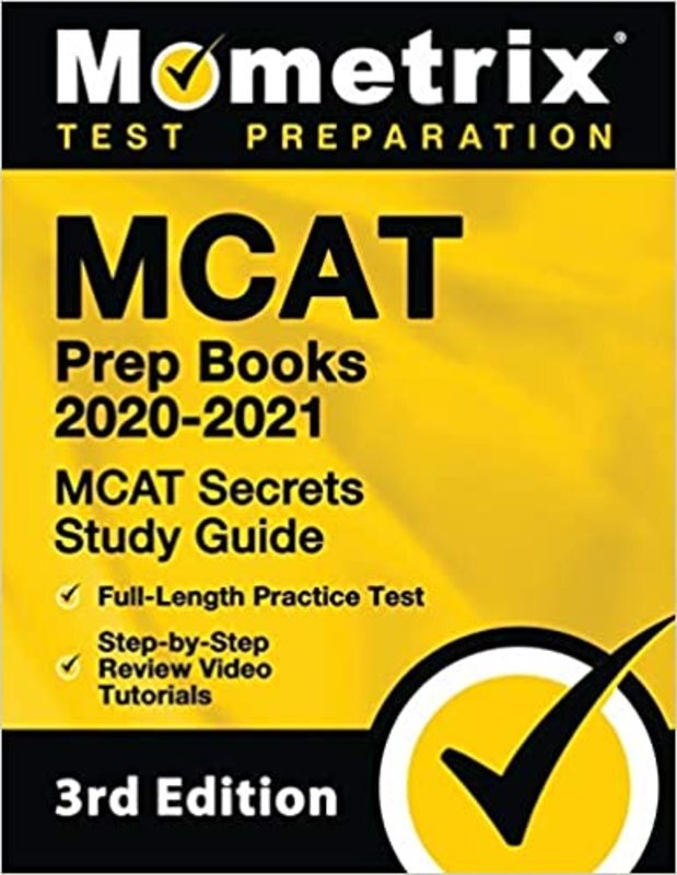 Book cover for "MCAT Prep Books 2020-2021" by Mometrix