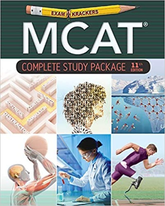 Book cover for "MCAT Study Package" by Examkrackers