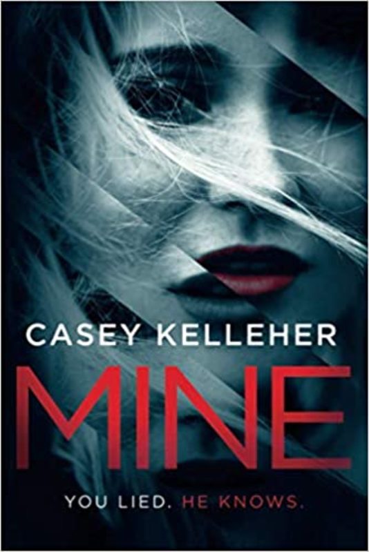Book cover for "MINE" by Casey Kelleher