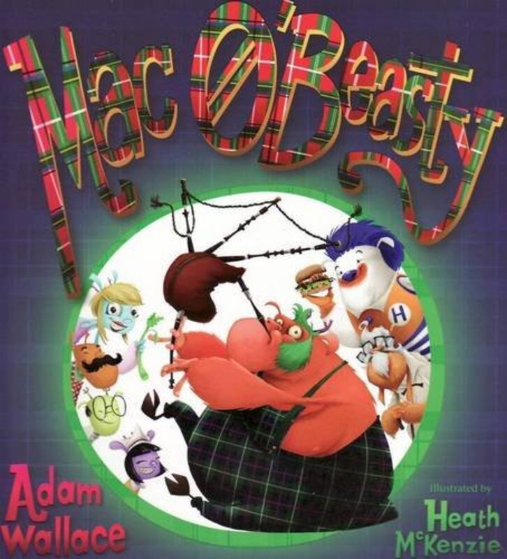 Book cover for "Mac O'Beasty" by Adam Wallace