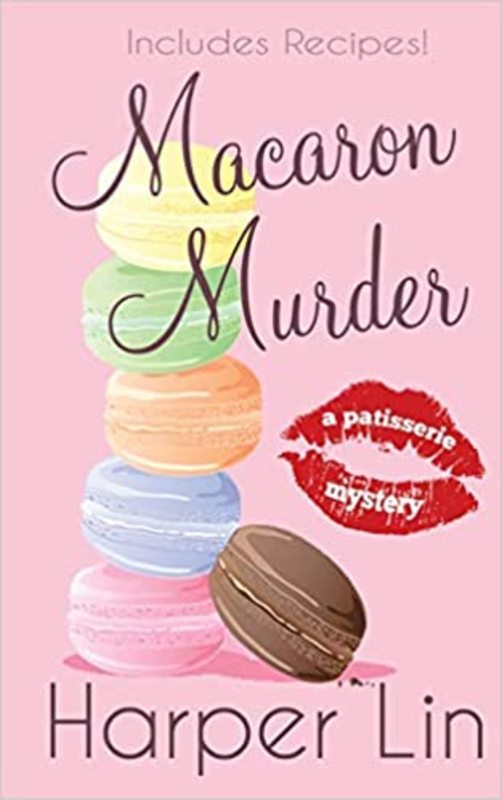 Book cover for "Macaron Murder" by Harper Lin