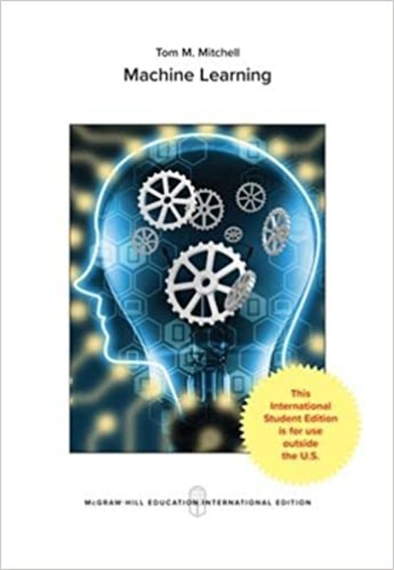 Book cover for "Machine Learning" by Tom M. Mitchell