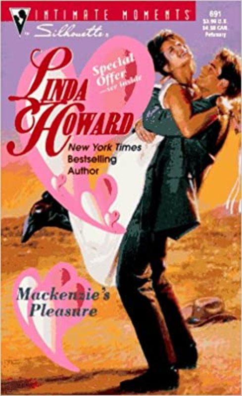 Book cover for "Mackenzie's Pleasure" by Linda Howard