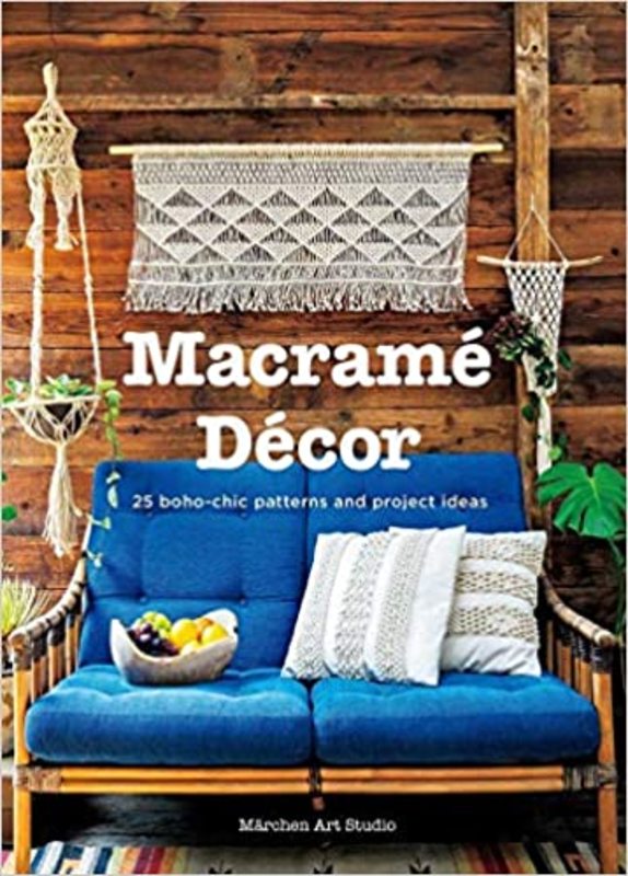 Book cover for "Macrame Decor" by Märchen Art Studio