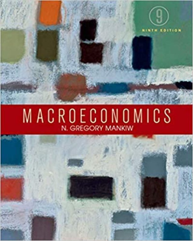 Book cover for "Macroeconomics" by N. Gregory Mankiw