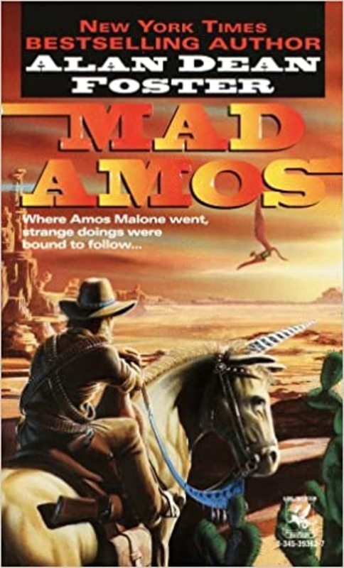 Book cover for "Mad Amos" by Alan Dean Foster