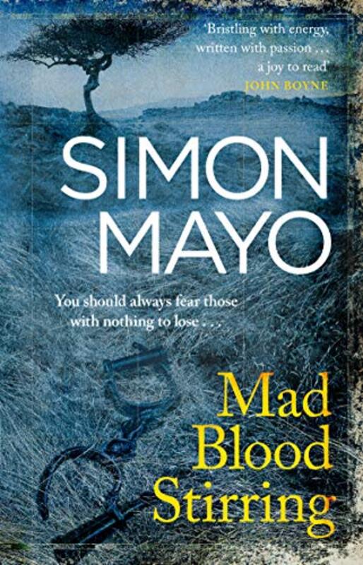 Book cover for "Mad Blood Stirring" by Simon Mayo