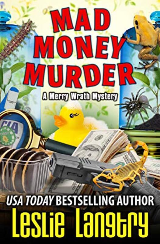 Book cover for "Mad Money Murder" by Leslie Langtry