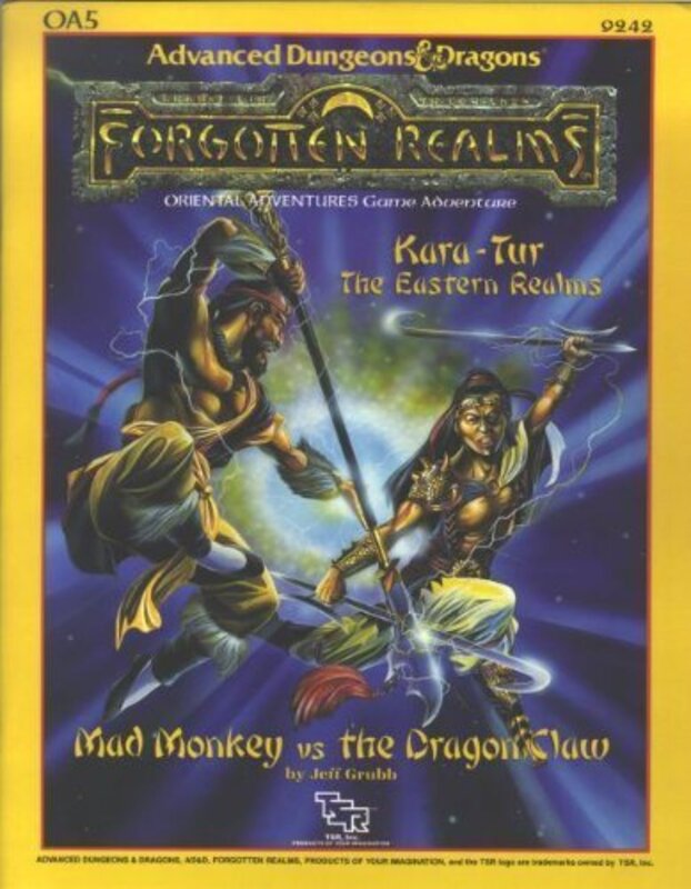 Book cover for "Mad Monkey vs. the Dragon Claw" by Jeff Grubb