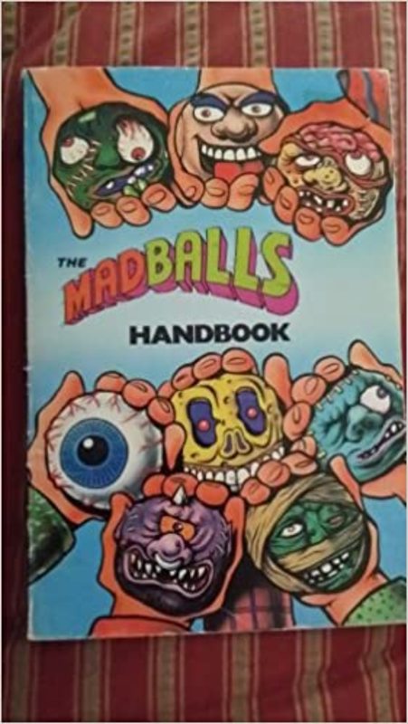 Book cover for "Madballs Handbook" by R.L. Stine