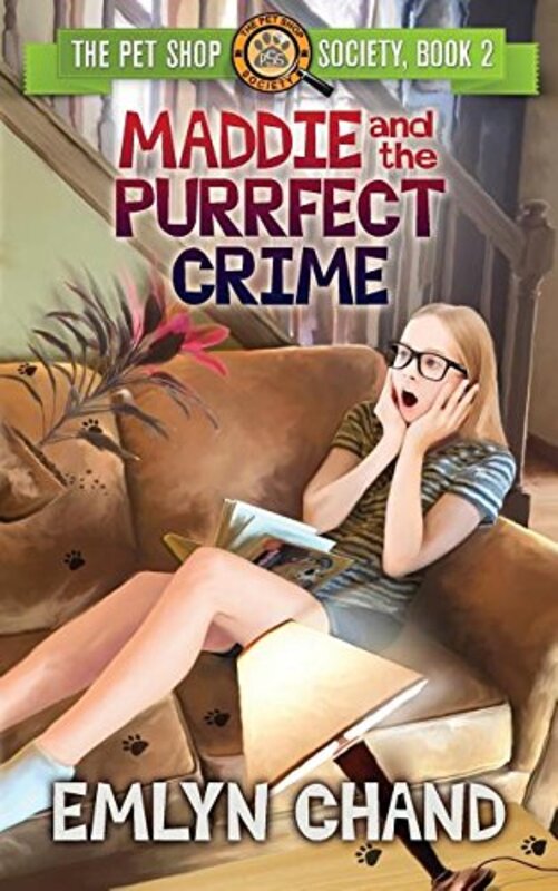 Book cover for "Maddie and the Purrfect Crime" by Emlyn Chand