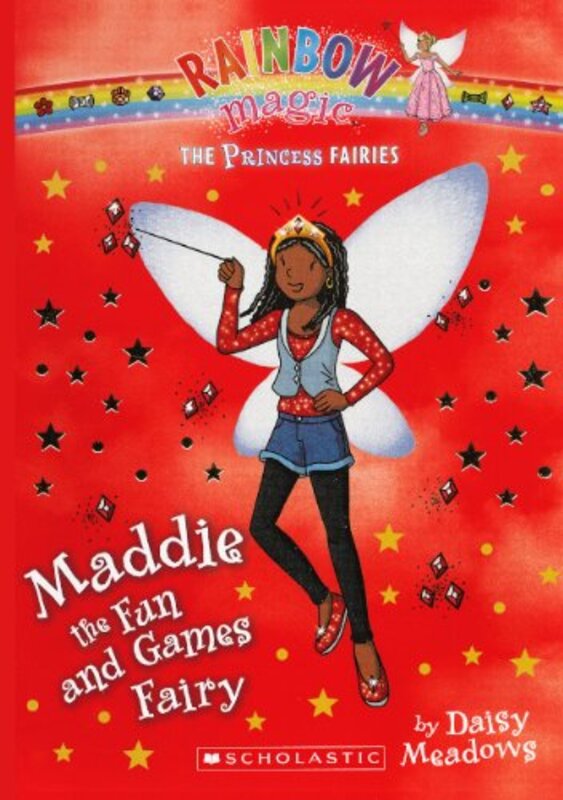 Book cover for "Maddie the Fun and Games Fairy" by Daisy Meadows