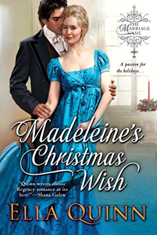 Book cover for "Madeleine's Christmas Wish" by Ella Quinn