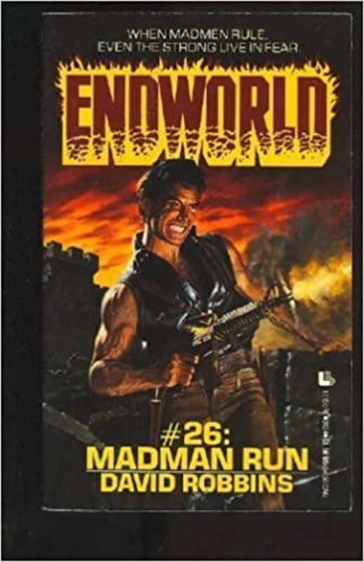 Book cover for "Madman Run" by David Robbins