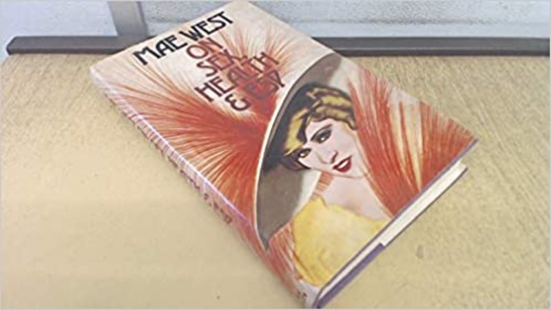 Book cover for "Mae West on Sex, Health, and ESP" by Mae West