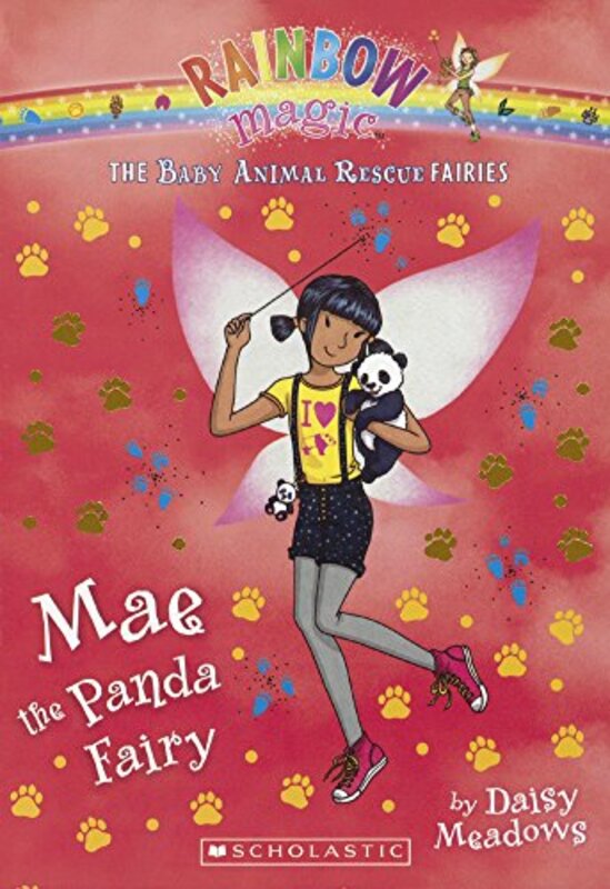 Book cover for "Mae the Panda Fairy" by Daisy Meadows
