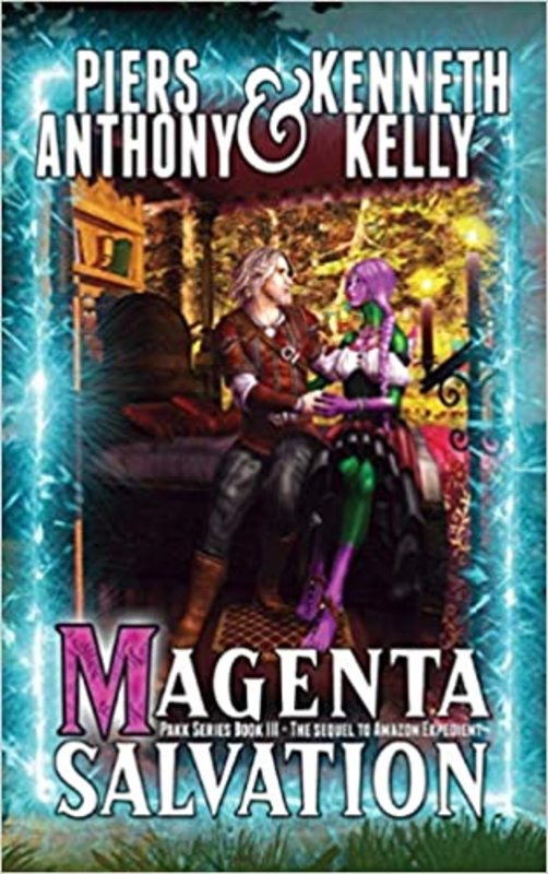 Book cover for "Magenta Salvation" by Piers Anthony
