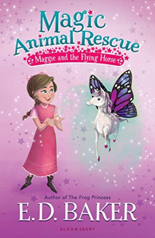 Book cover for "Maggie and the Flying Horse" by ED Baker