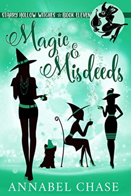 Book cover for "Magic and Misdeeds" by Annabel Chase