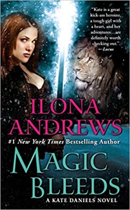 Book cover for "Magic Bleeds" by Ilona Andrews