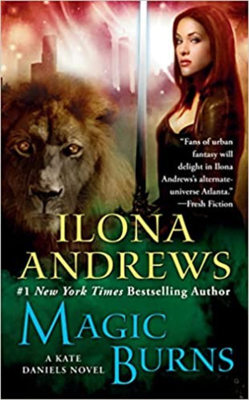Book cover for "Magic Burns" by Ilona Andrews