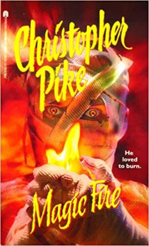 Book cover for "Magic Fire" by Christopher Pike