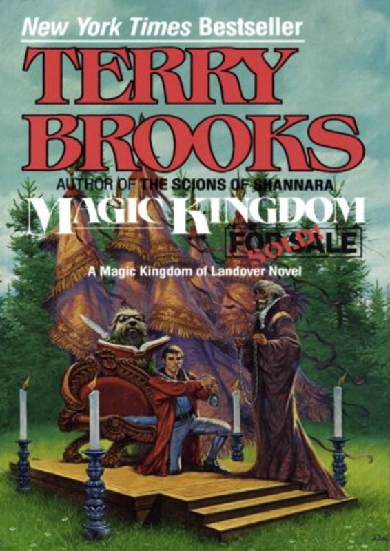 Book cover for "Magic Kingdom for Sale -- Sold!" by Terry Brooks