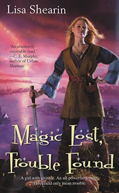 Book cover for "Magic Lost, Trouble Found" by Lisa Shearin