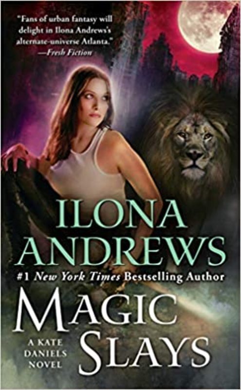 Book cover for "Magic Slays" by Ilona Andrews