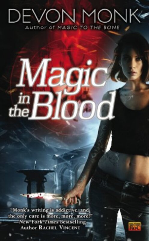 Book cover for "Magic in the Blood" by Devon Monk