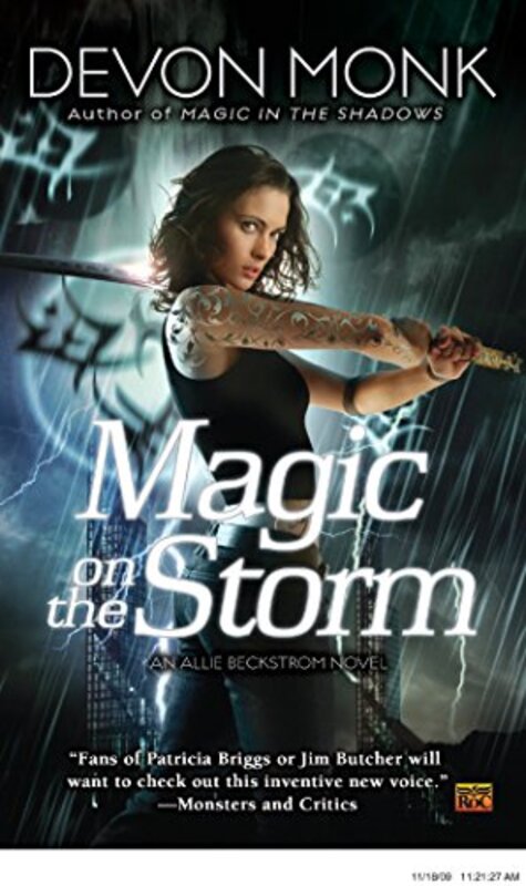 Book cover for "Magic on the Storm" by Devon Monk