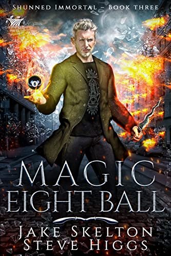 Book cover for "Magic Eight Ball" by Steve Higgs