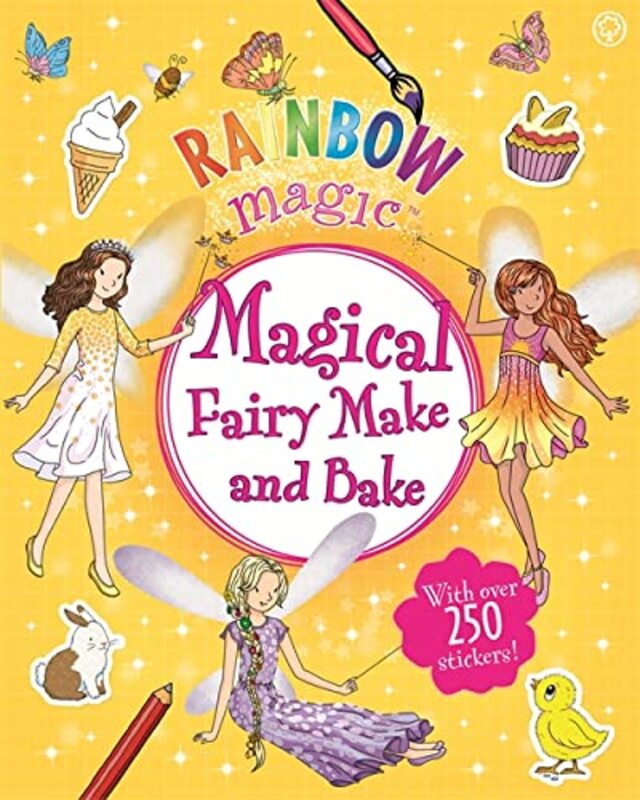 Book cover for "Magical Fairy Make and Bake" by Daisy Meadows