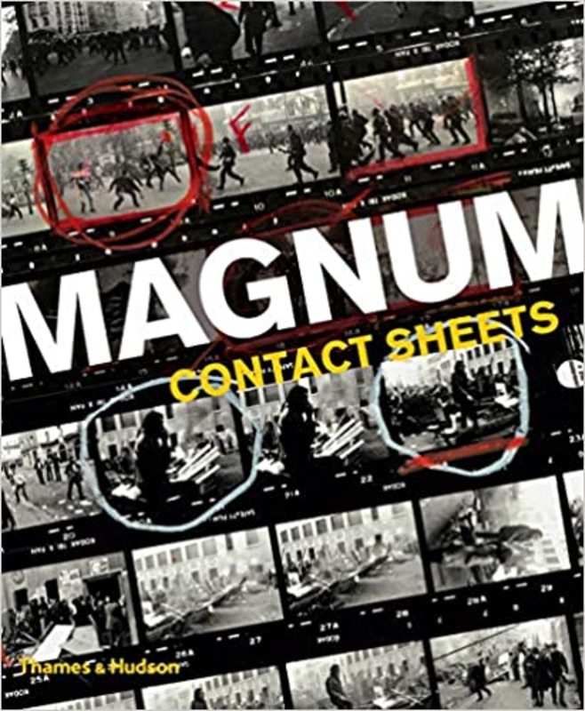 Book cover for "Magnum Contact Sheets" by Kristen Lubben