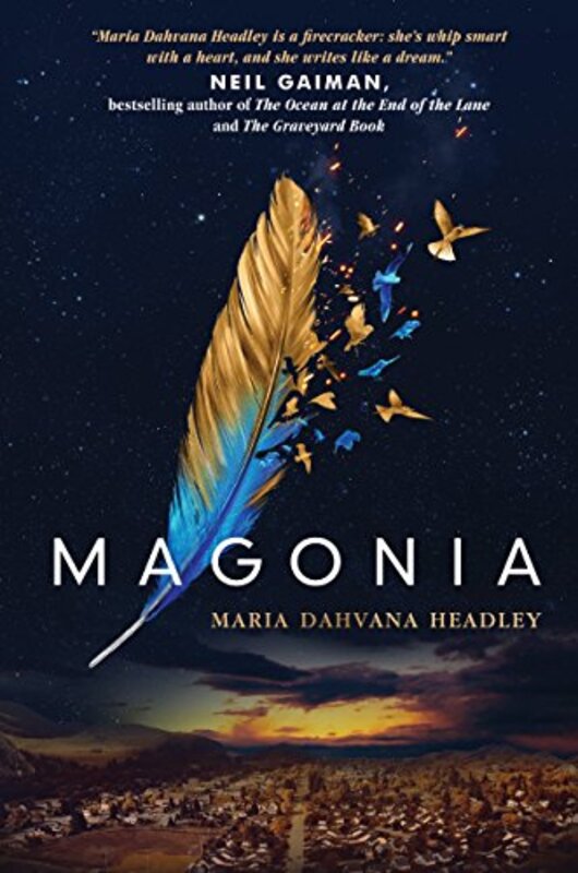 Book cover for "Magonia" by Maria Dahvana Headley