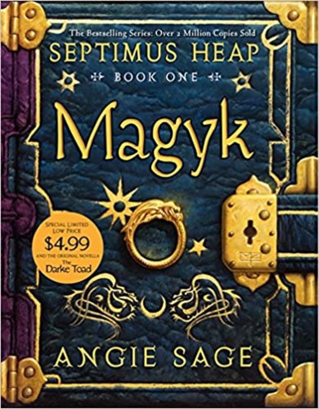 Book cover for "Magyk" by Angie Sage