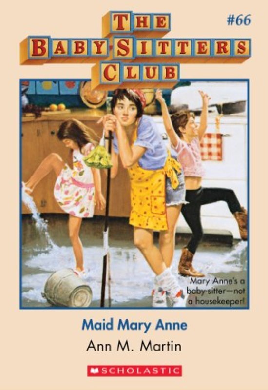 Book cover for "Maid Mary Anne" by Ann M. Martin