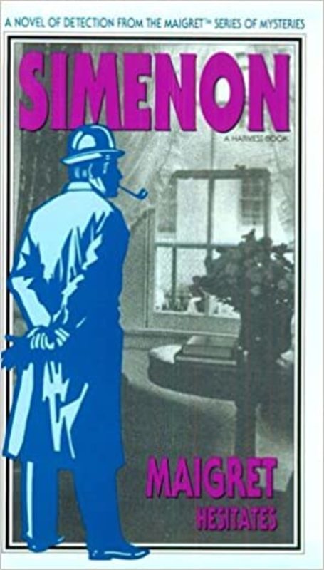 Book cover for "Maigret Hesitates" by Georges Simenon
